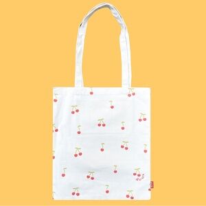 Cherry Print Tote Bag